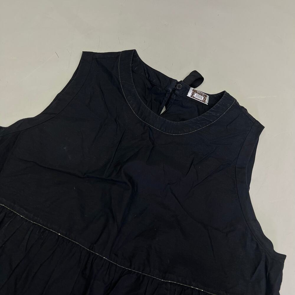 BRUNELLO CUCINELLI Summer Dress Made In Italy Women's Sz XL Black (Used) - Picture 2 of 8